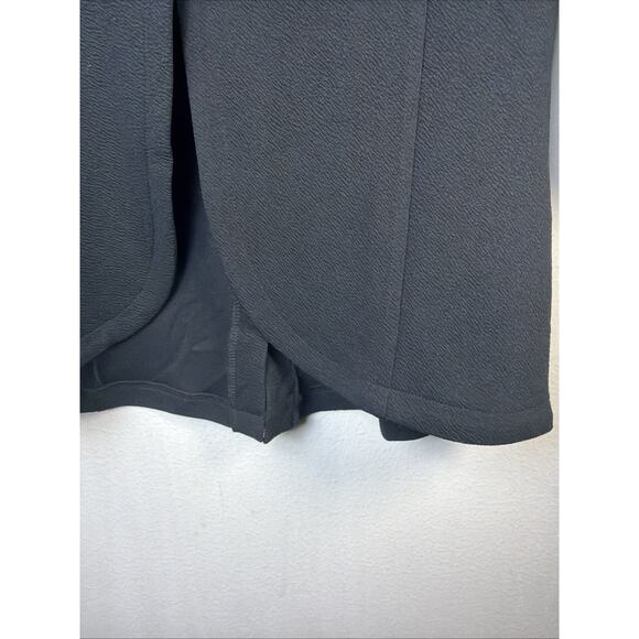 Beyove black blazer large jacket 3/4 gathered sleeve suit stretchy bohemian NWT - Picture 6 of 11